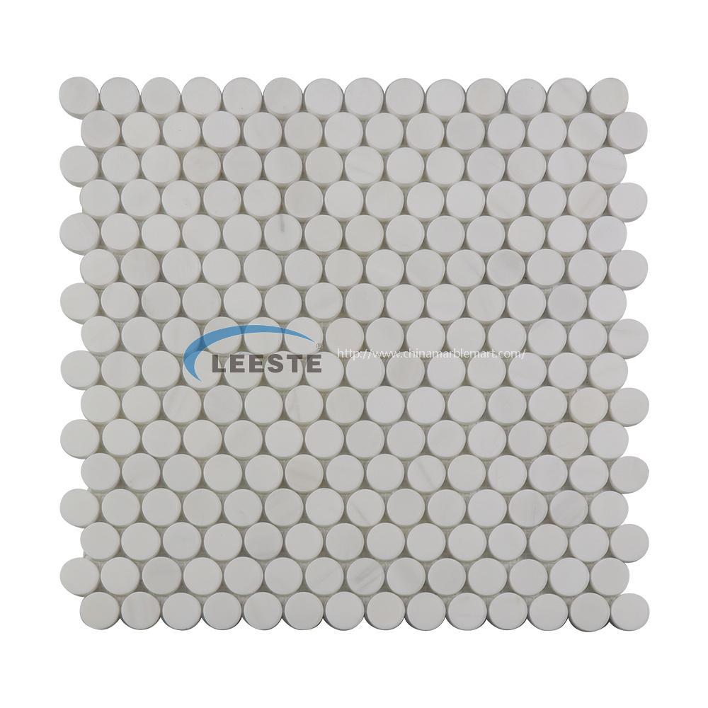 High end mosaic Turkish mosaic 2cm Dolomiti pennyround mosaic