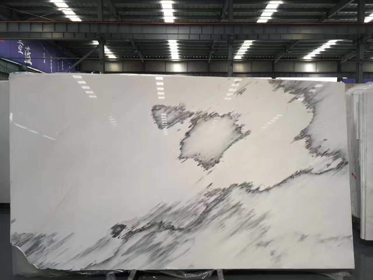 Factory Price White Collection Fantasy White Marble Slab
