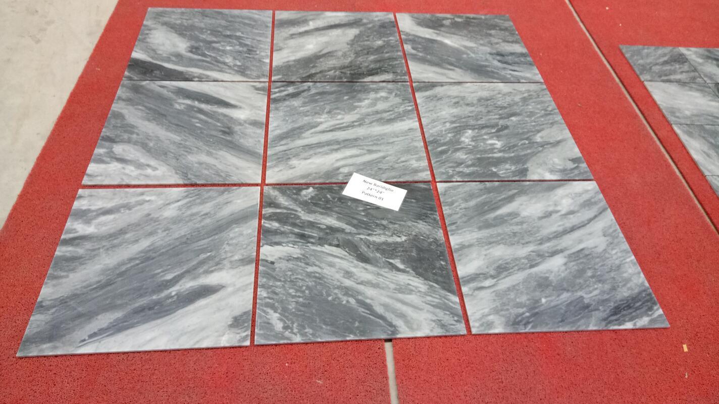 Hotsale grey marble tile Italian marble bardiglio grey marble tile