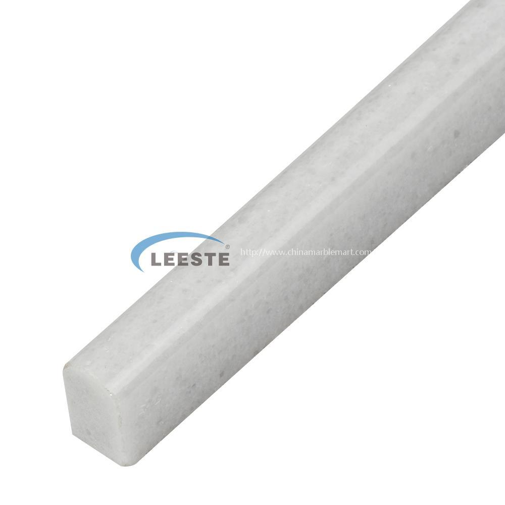 Marmara White Marble 1/2" X 3/4" X 12" Pencil
