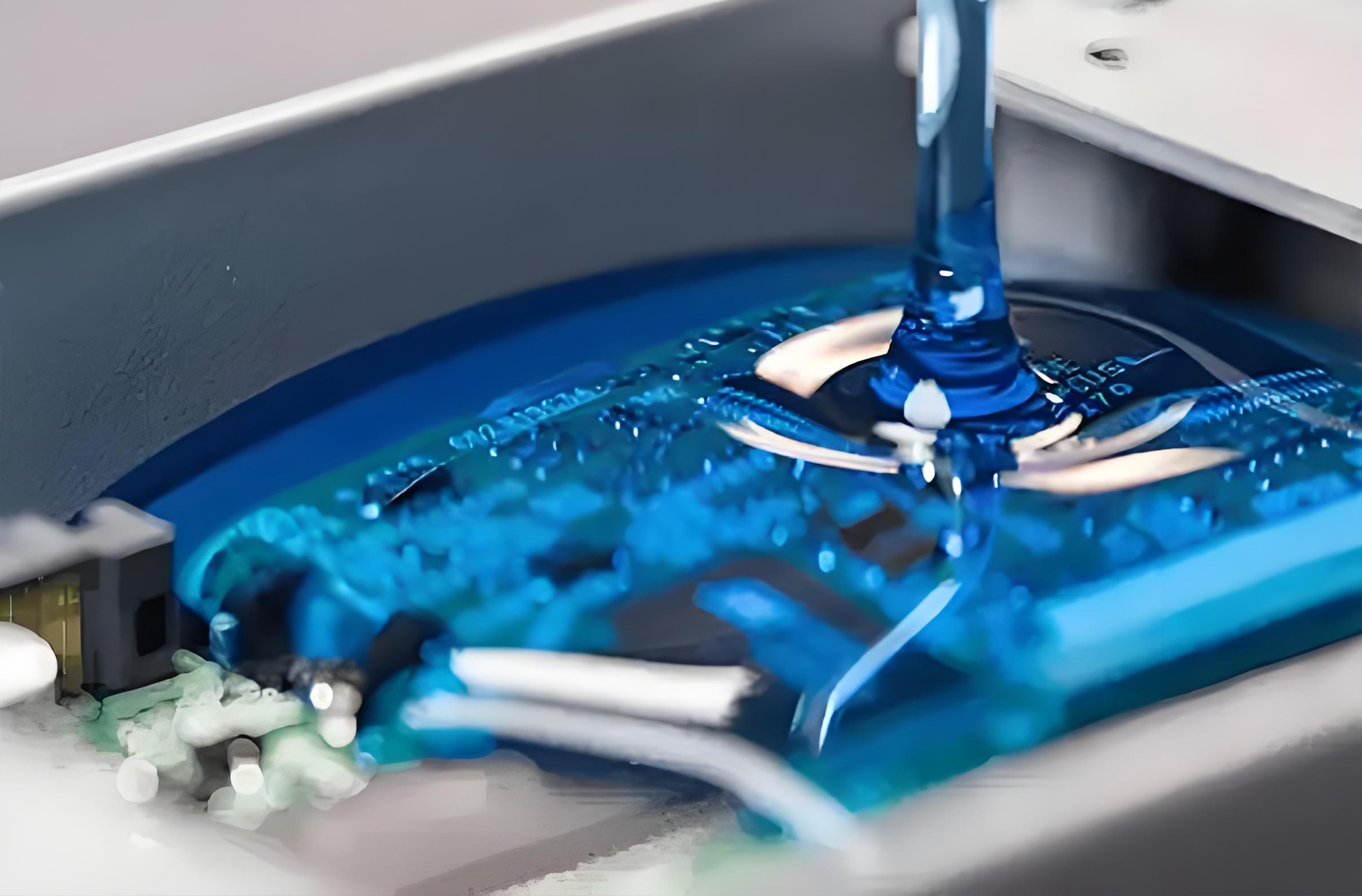 Sealing and protection applications of silicone gel in electronic components