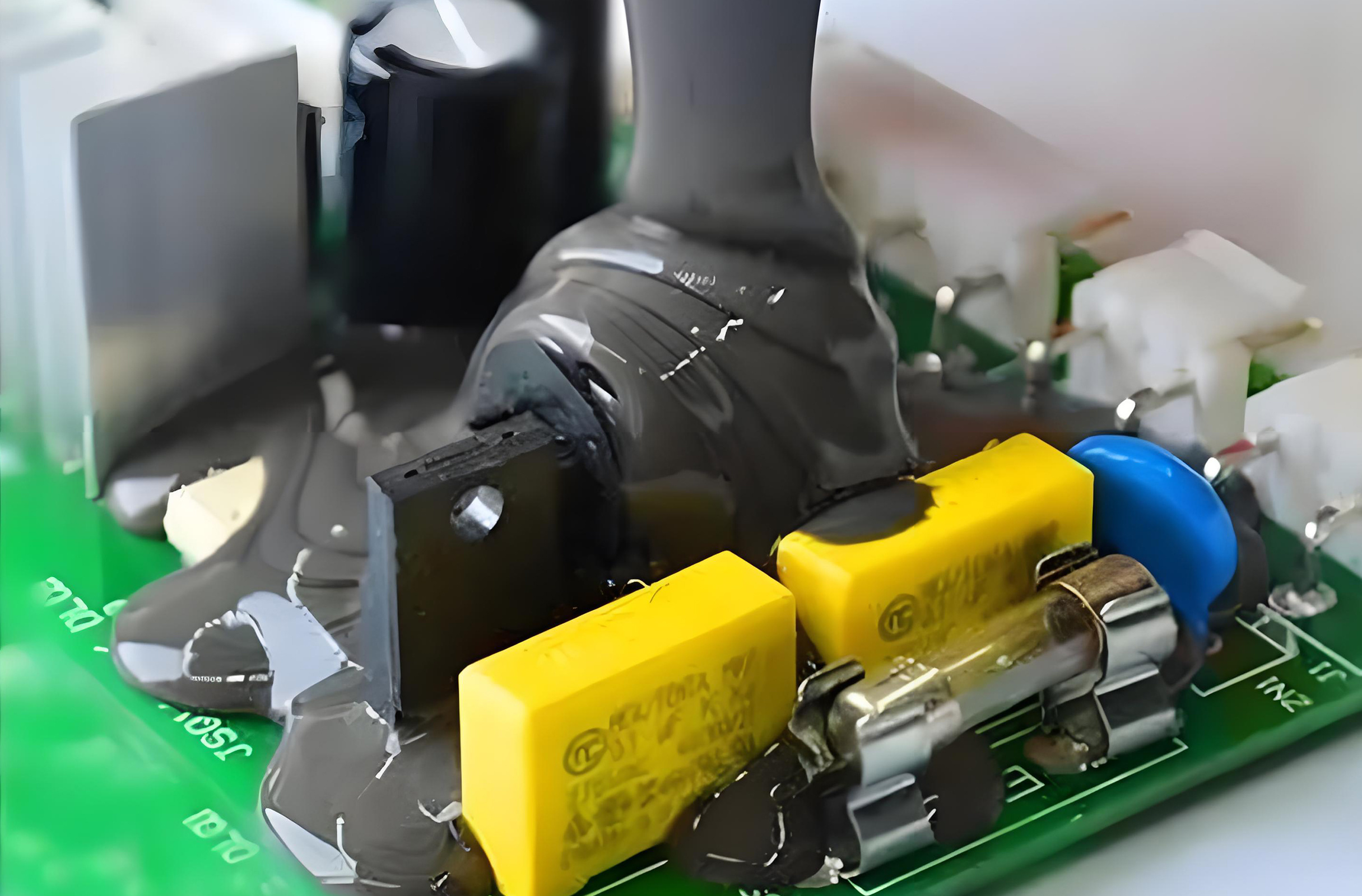 What factors affect the thermal conductivity of silicone potting compounds?