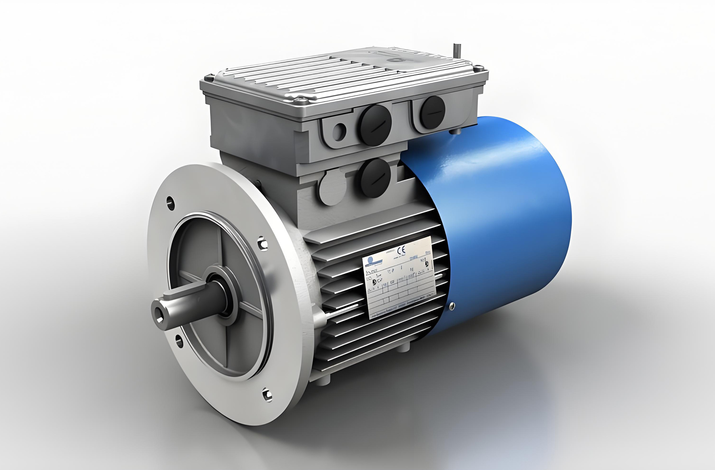 What are the advantages of using epoxy potting compound in motor selection?