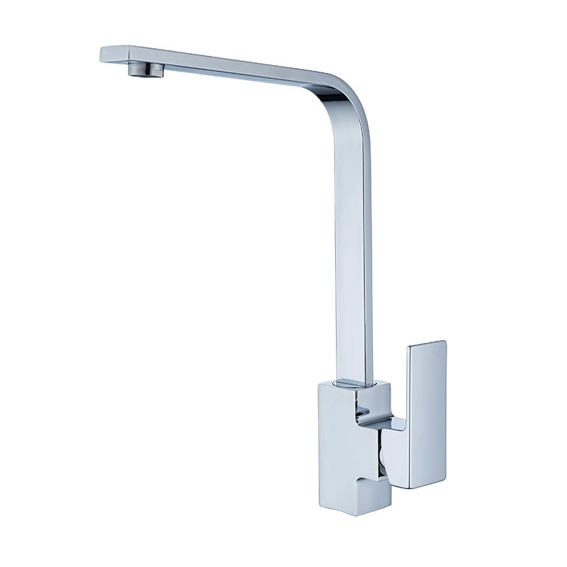 Brass sink mixer