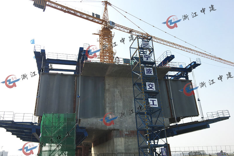 Fenghua River Project, staggered construction basket Fenghua River Project, staggered construction basket