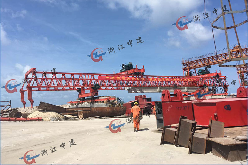 Maldives China Malaysia Friendship Bridge Project, 100T-30m beam launcher Maldives China Malaysia Friendship Bridge Project, 100T-30m beam launcher