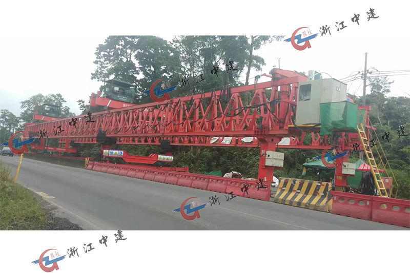 Costa Rica Highway 32 Project, 190T-40M beam launcher Costa Rica Highway 32 Project, 190T-40M beam launcher