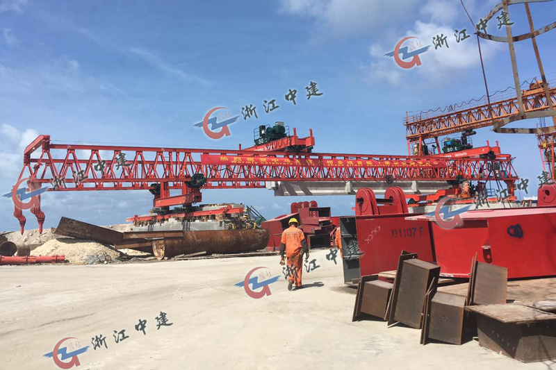 Malaysia China Malaysia Friendship Bridge - 100T beam launcher Malaysia China Malaysia Friendship Bridge - 100T beam launcher