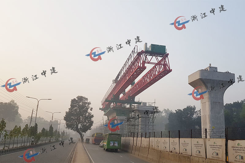Bangladesh MRT project, 700T segmental assembly beam launcher Bangladesh MRT project, 700T segmental assembly beam launcher