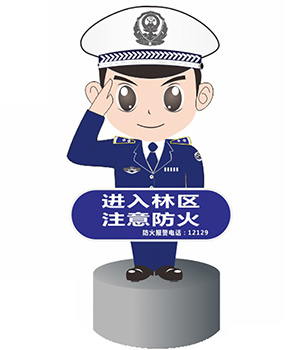 卡通立體警察