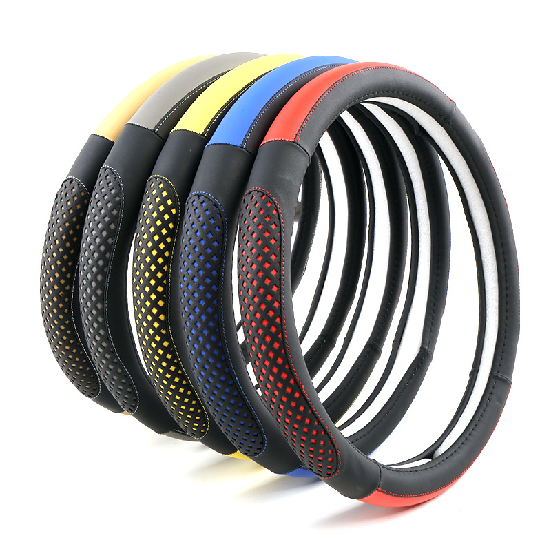 PVC popular colorful dot for Car Steering Wheel Cover Customize Logo Style manufacturer