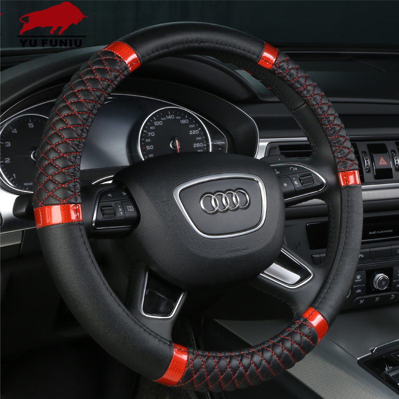 ce PVC steering wheel cover with embroidery floss manufacturersChina