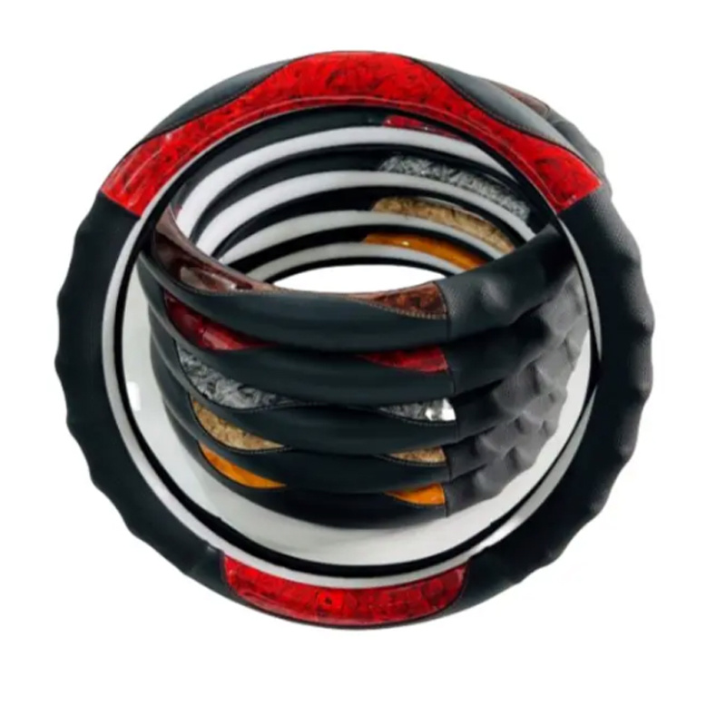 38cm Car Steering Wheel Cover Interior Universal Auto Steering Cover Protector