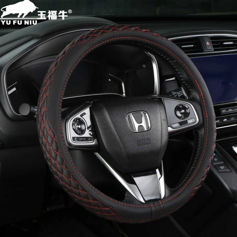 PVC embroidered steering wheel cover
