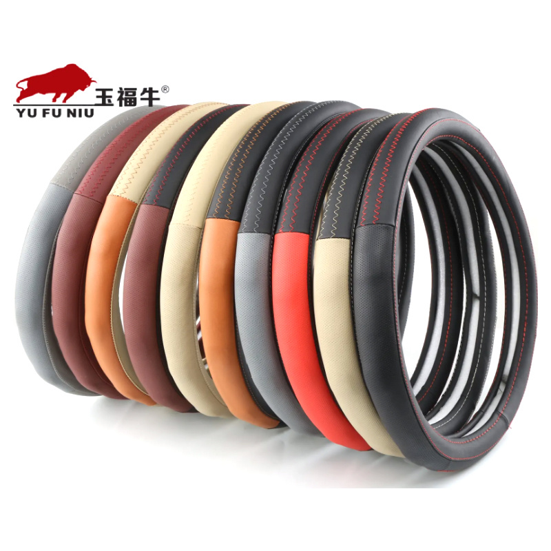 2022 Hot sell economical universal china premium hand feel auto skin wrap universal accessories car steering wheel cover