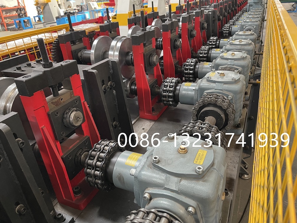 gearbox transmission high-strength steel fire damper blade roll forming machine louver roll forming machine