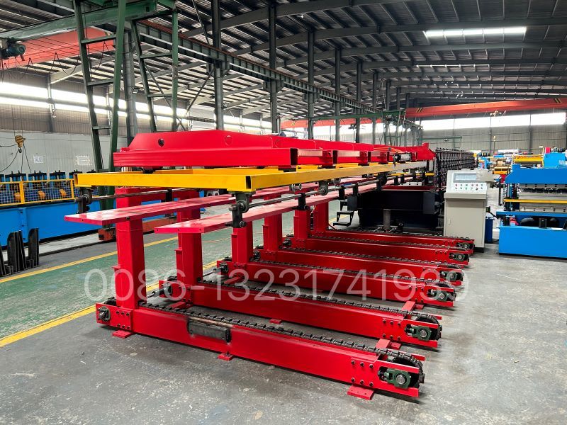 Full automatic double layer roll forming machine with auto stacker