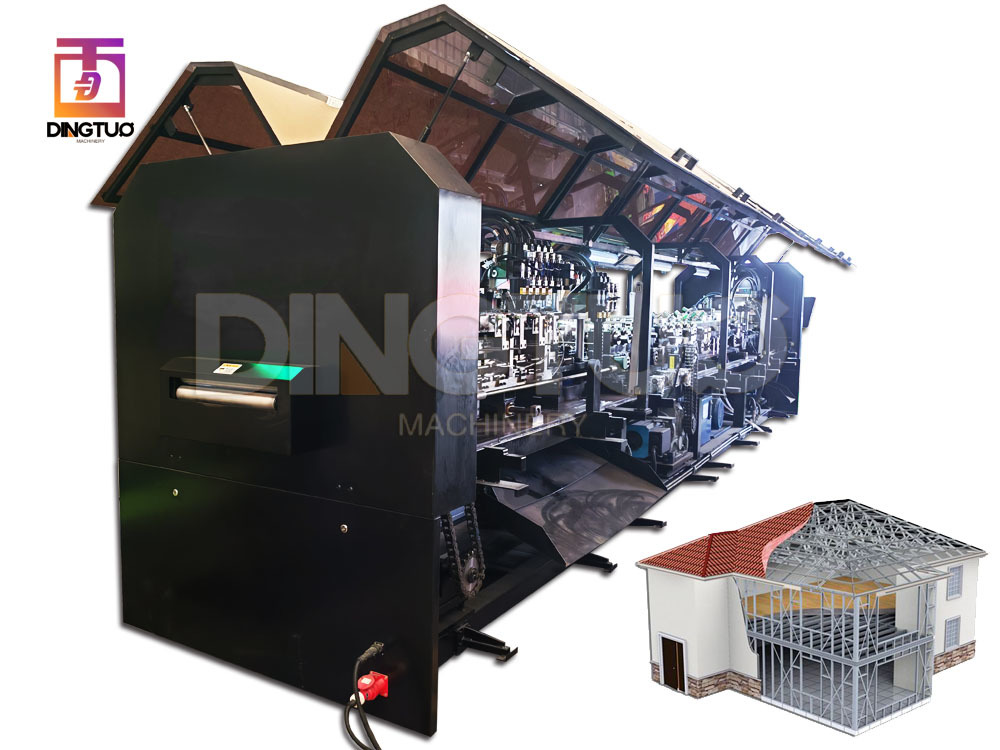 High intelligence high speed MF2000 C 75 to C 200  1.6mm light gauge steel frame roll forming machine with remote control system