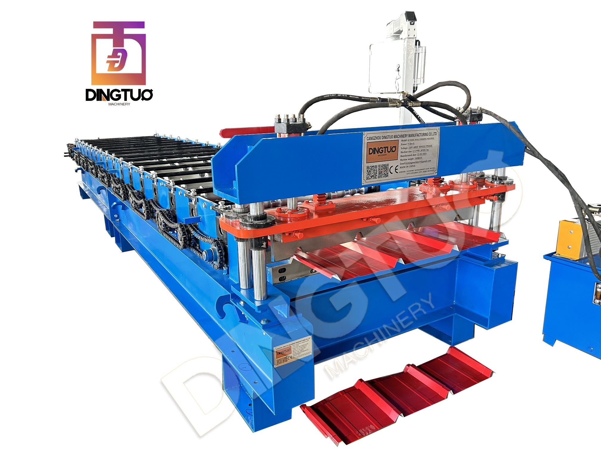 PBR & R panel roll forming machine