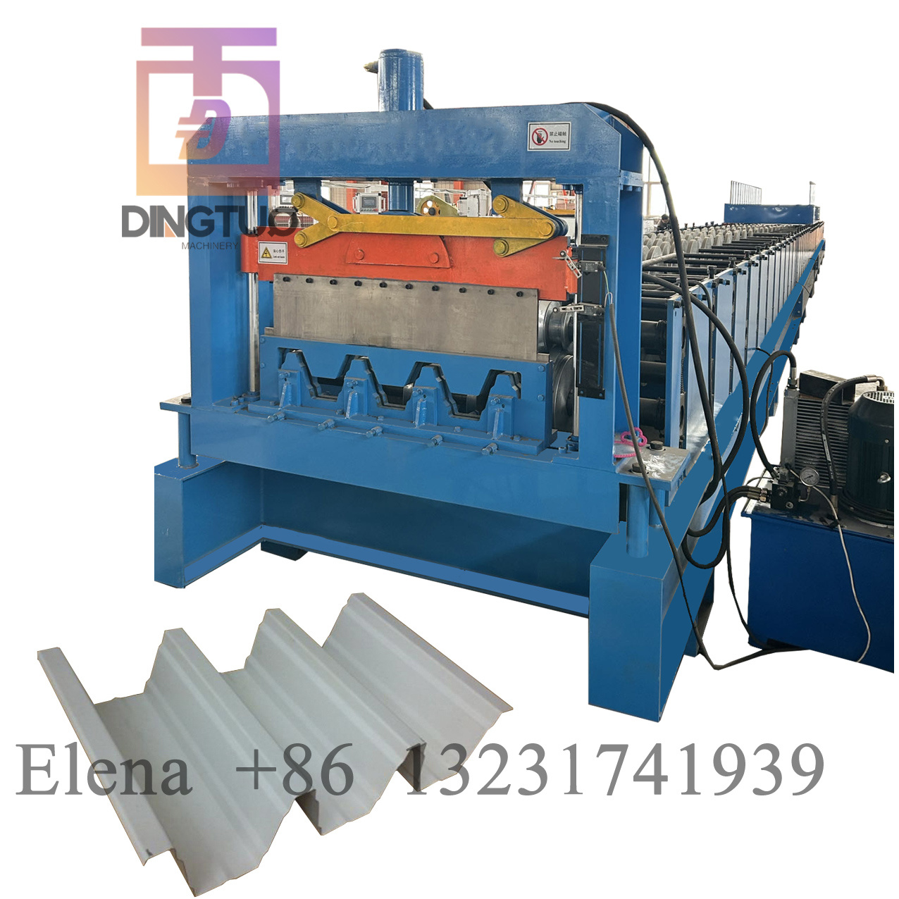 YX 153-840 Roof Decking Floor Roll Forming Machine Used for Russia Norway Bolivia Europe Area