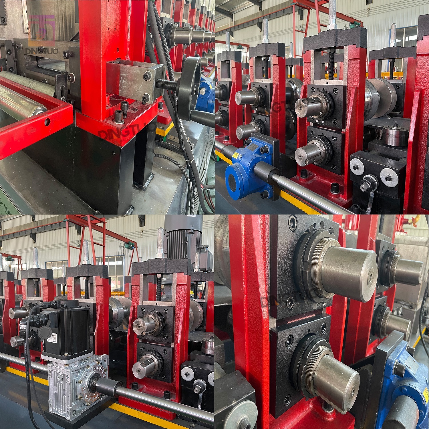 YX 0.75'' -1'' / 7''-10'' automatic size adjustable steel diamond plate trailer fender making machine