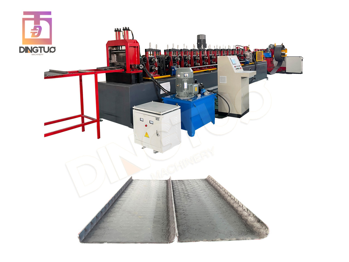 YX 0.75'' -1'' / 7''-10'' automatic size adjustable steel diamond plate trailer fender making machine
