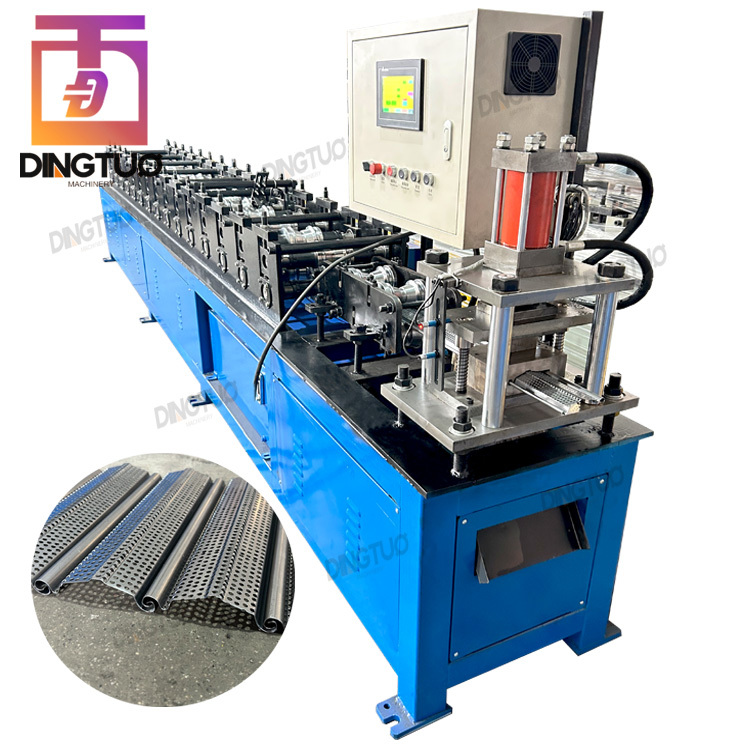 European perforated steel rolling shutters roll forming machine
