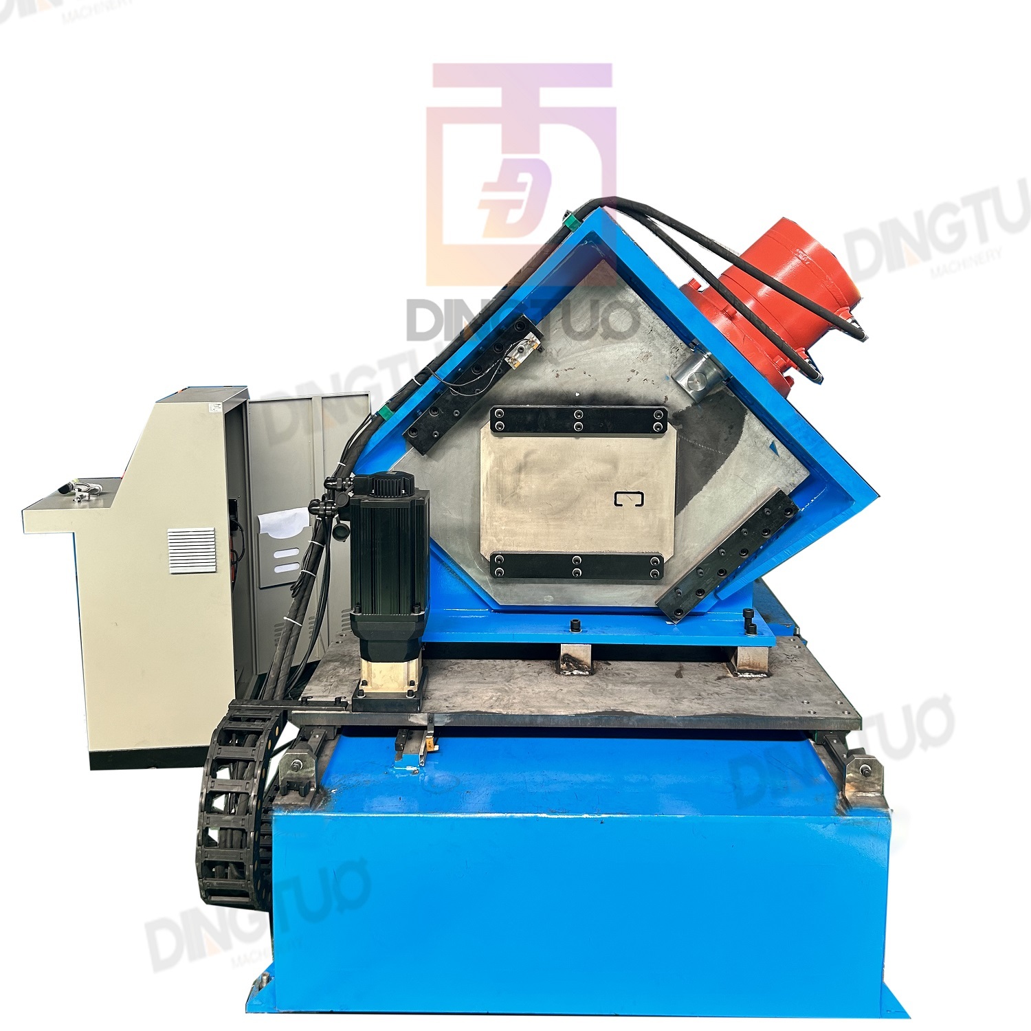 Portable metal roof roll forming machine