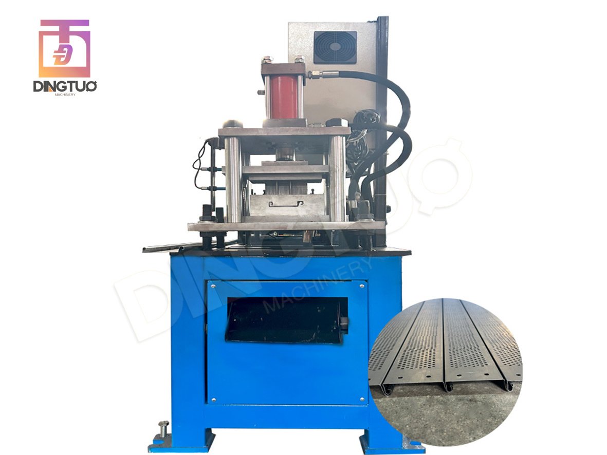 Metal steel single wall strip rolling shutter Slat micro perforated making machine used for Mexico