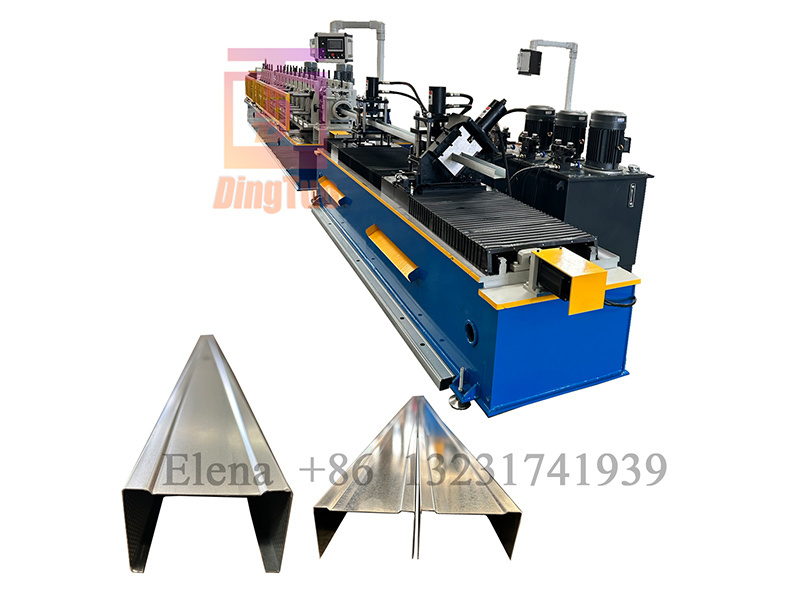 50 75 100 automatic size adjustable  metal stud and track roll forming machine