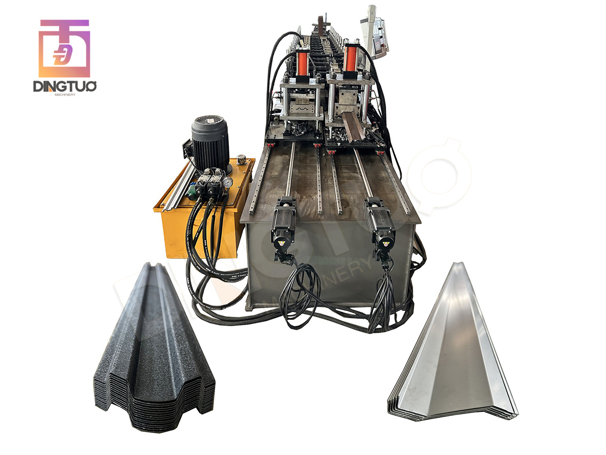 2 in 1 double line metal fence panel making machine with flying cut 30m/min