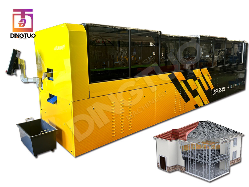 High intelligence high speed MF1400 C 75 to C 150  1.6mm light gauge steel frame roll forming machine with remote control system