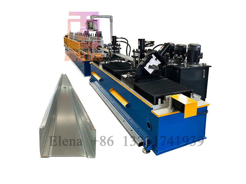 50X50 steel storage rack roll forming machine