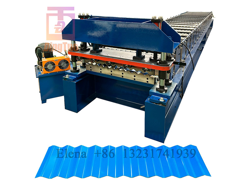 760 Galvanized Steel Metal Corrugated Sheet Profile Roof Forming Machine