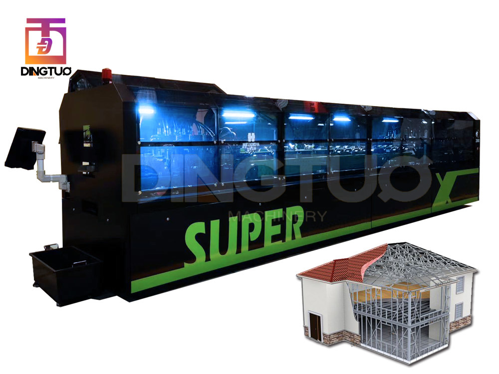 High intelligence high speed MF2500 C 75 to C 250  2.5mm light gauge steel frame roll forming machine with remote control system