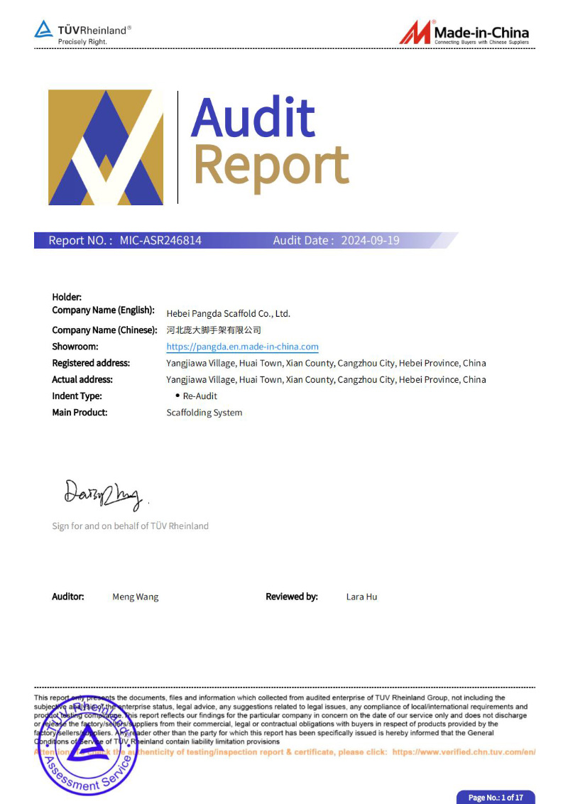 Audit Report Audit Report