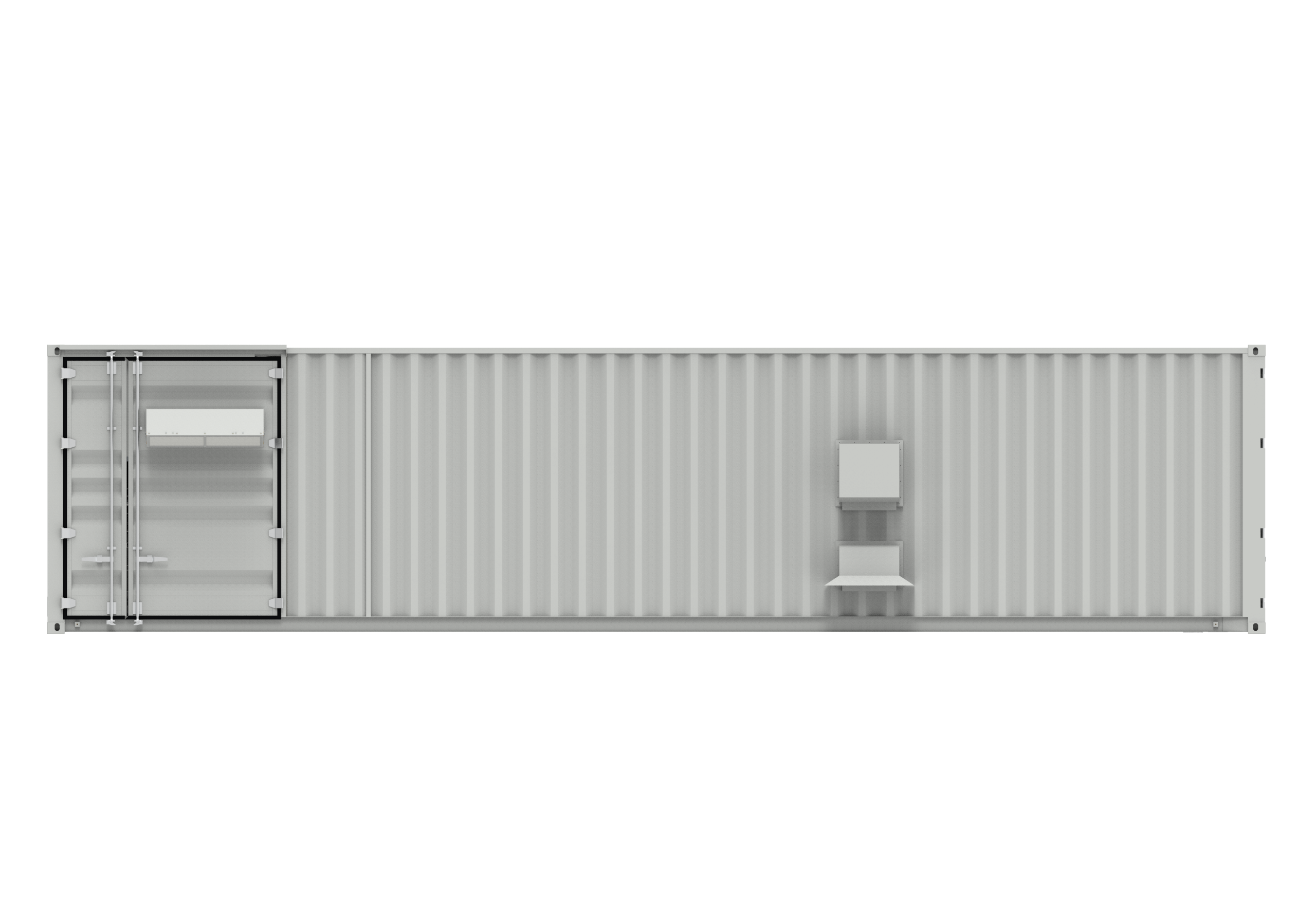 2MWh Commercial and Industrial  ESS Container Module Design 40-FT Outdoor Container