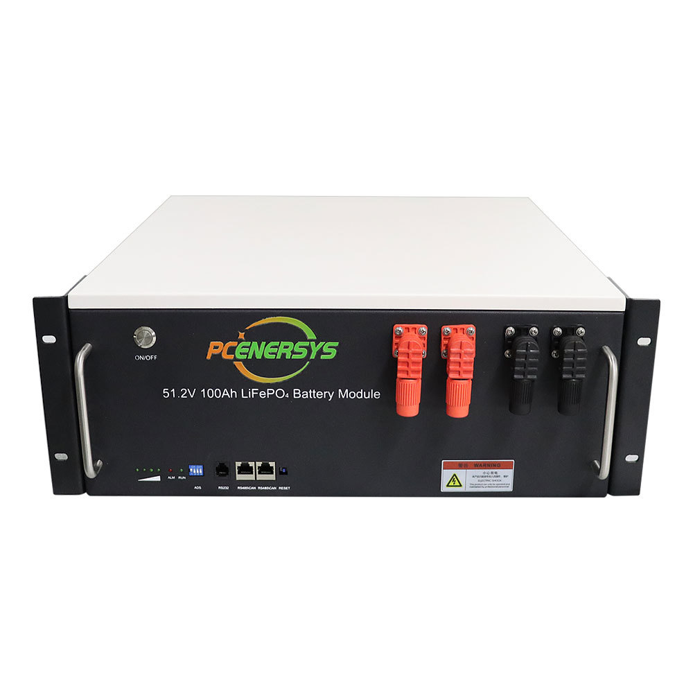 48V 51.2V 100Ah Rack Type LiFePO4 Battery