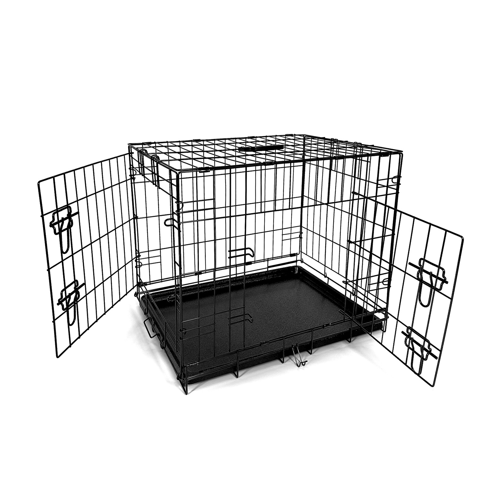 54 inch wire dog crate Standard Double Door Folding Metal Dog Crate Verabe