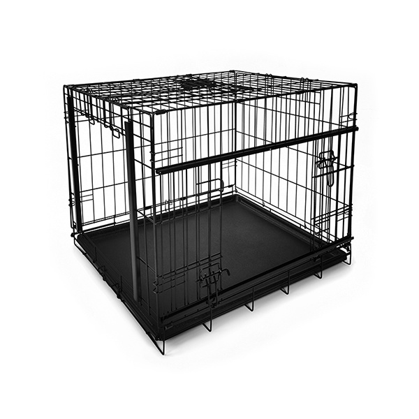 Patented Two Sliding Doors Dog Cage