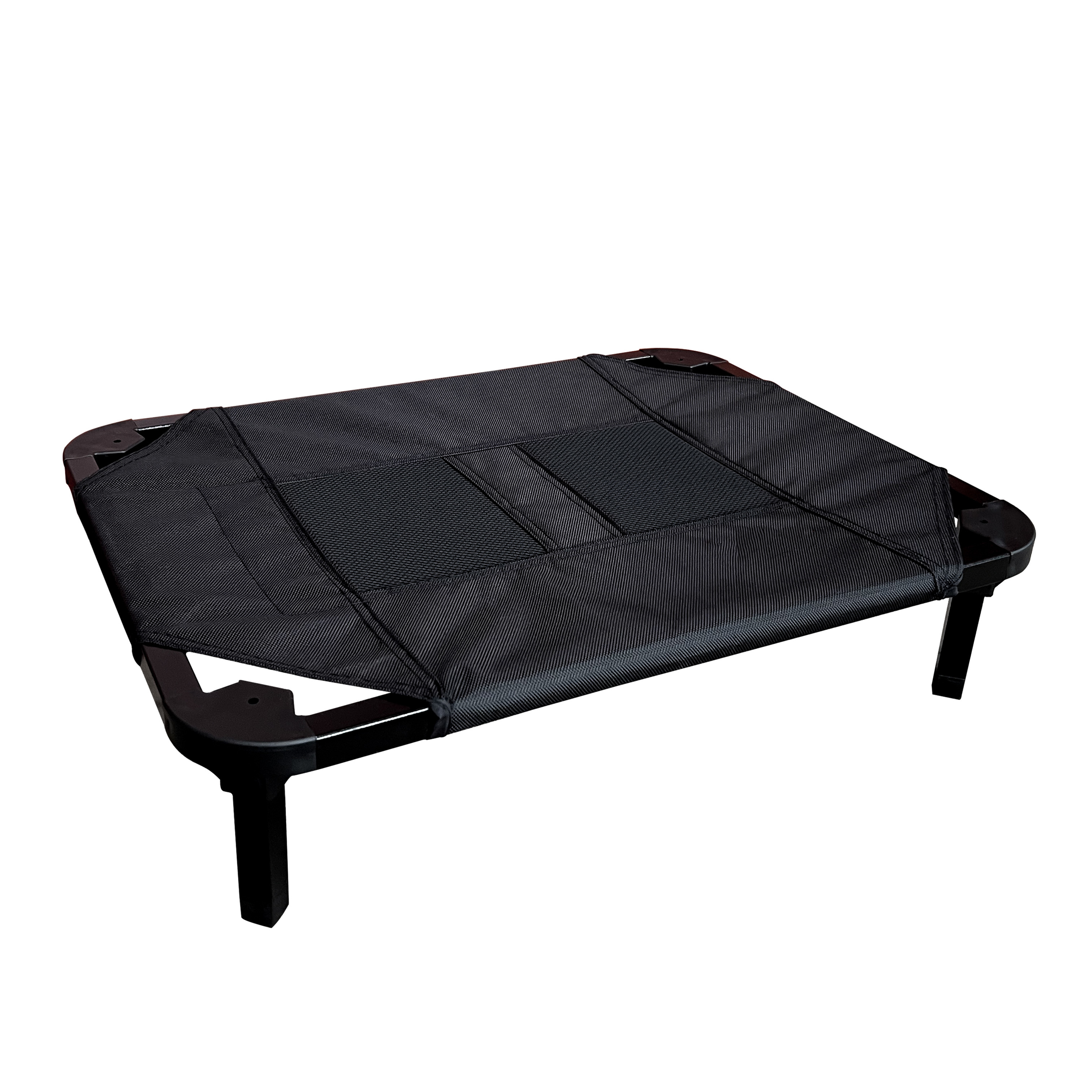 Cama para mascotas con esquinas con cierre patentado