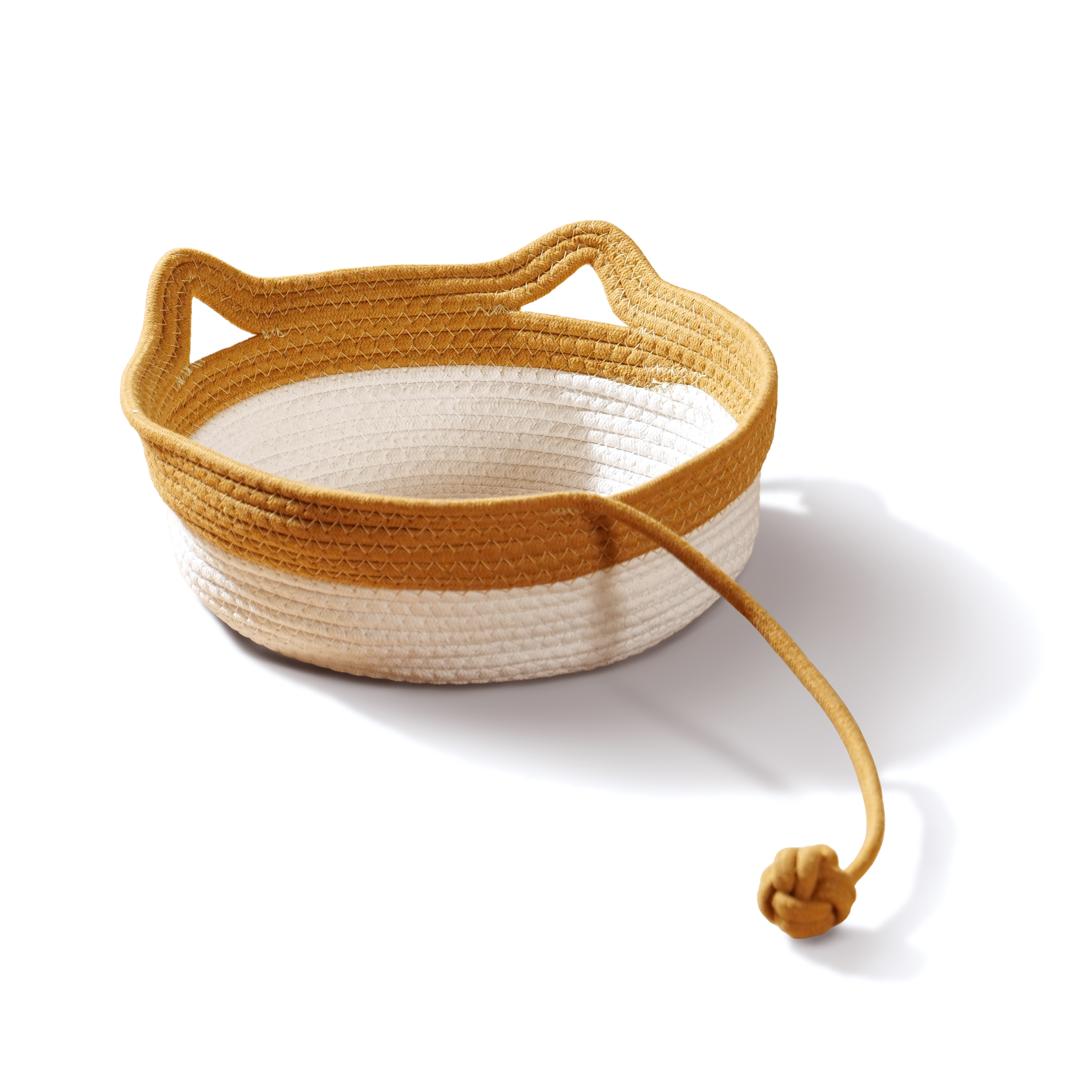 Woven Rope Cat Bed