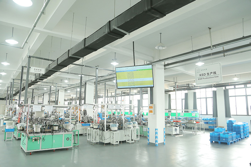 Thermostat automatic production line