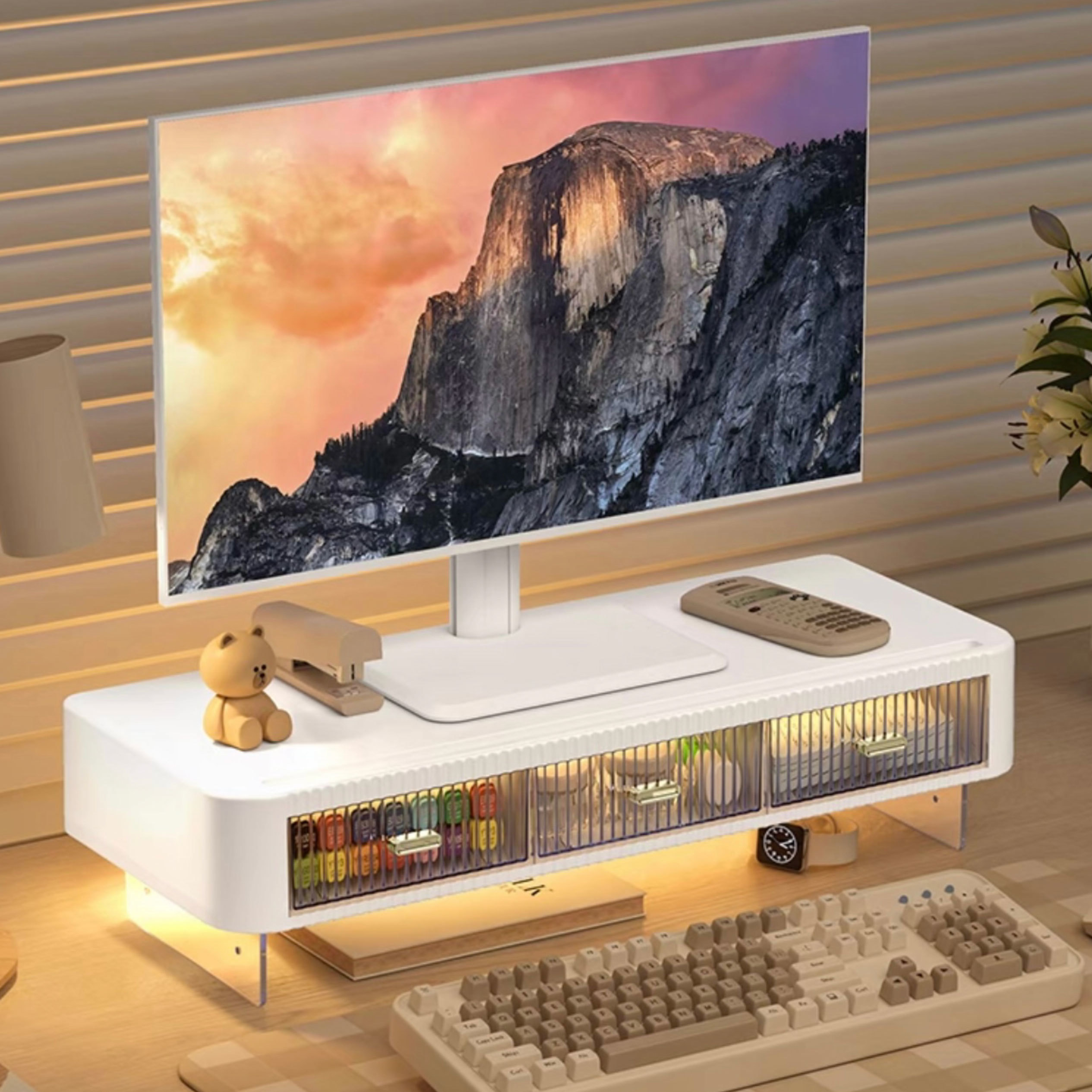 07 Computer height bookshelf