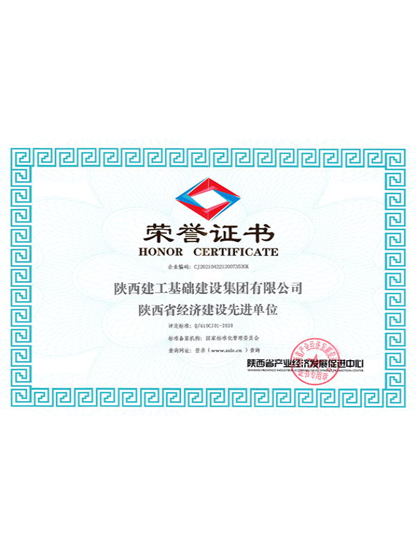 陜西省經(jīng)濟(jì)建設(shè)先進(jìn)單位