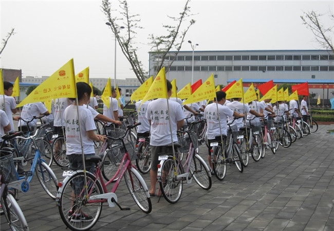 2011年8月14日天德集團舉辦單車健身月活動