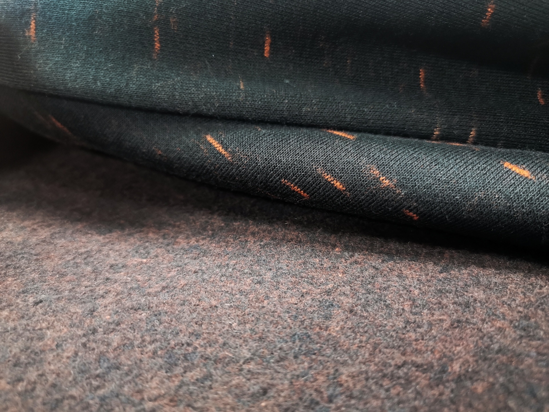TC 85/15 Segment Color Fleece Fabric For Hoodie