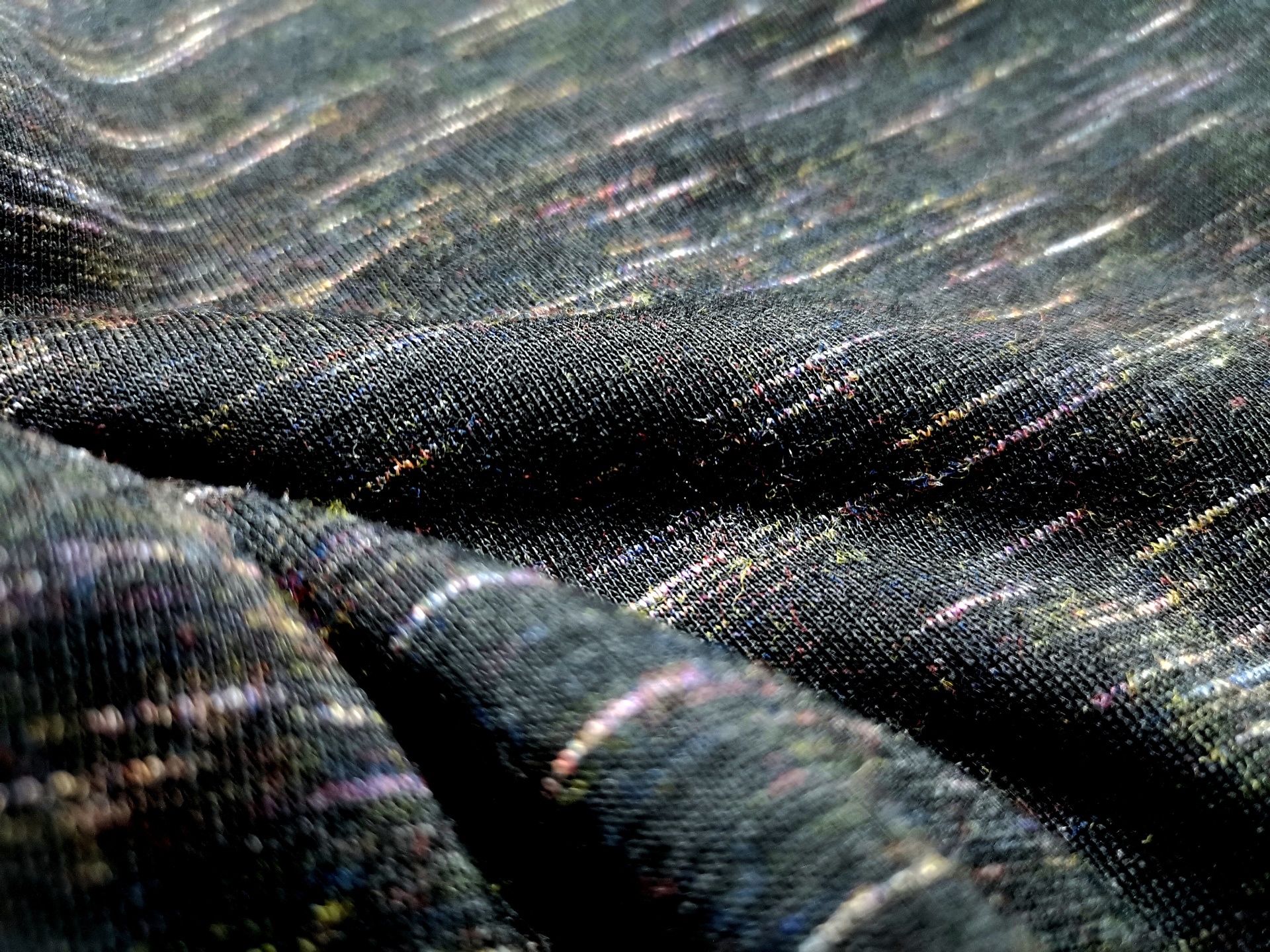 Tejido único de color de segmento