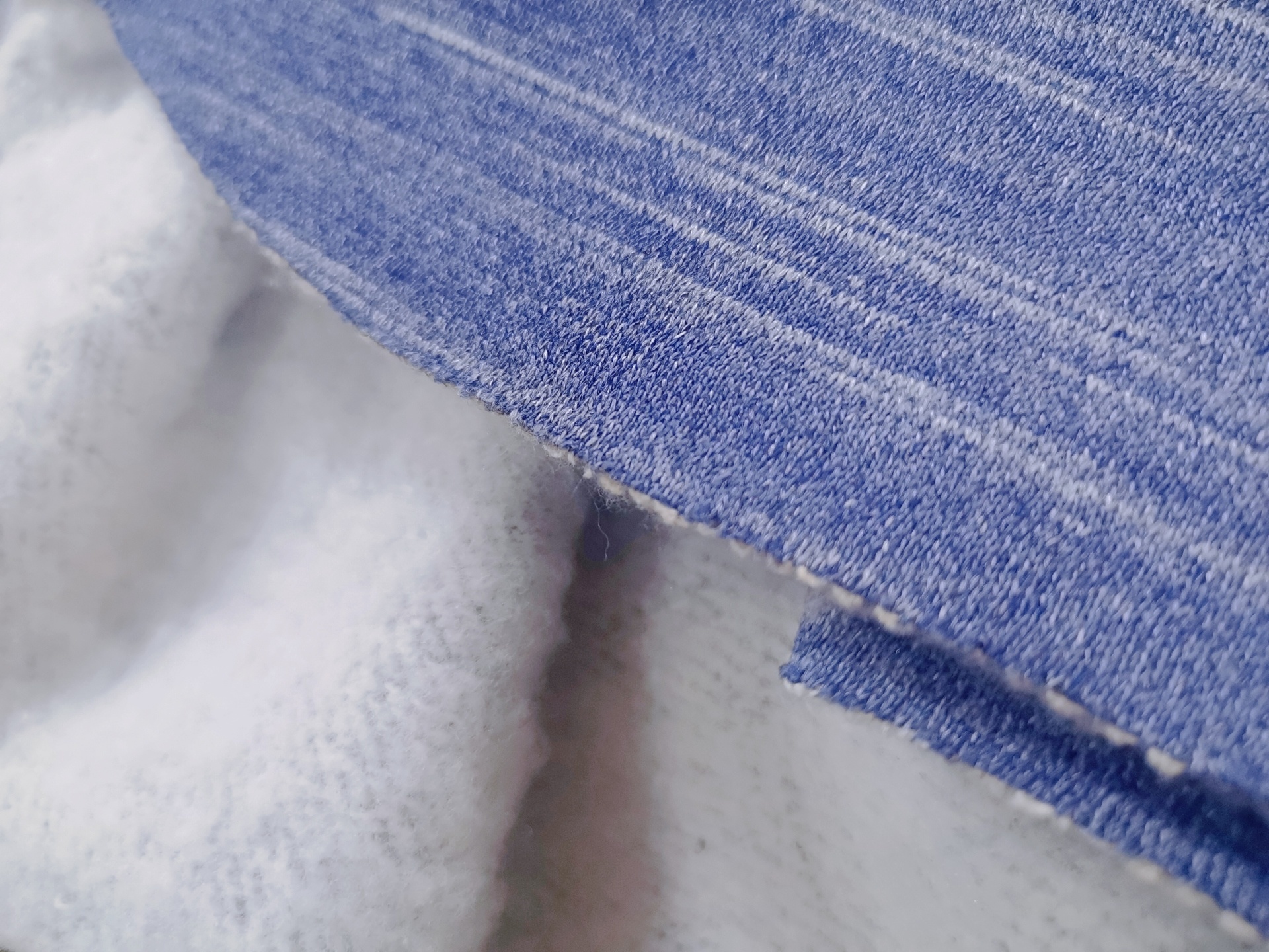 TC 85/15 Segment Color Fleece Fabric For Hoodie