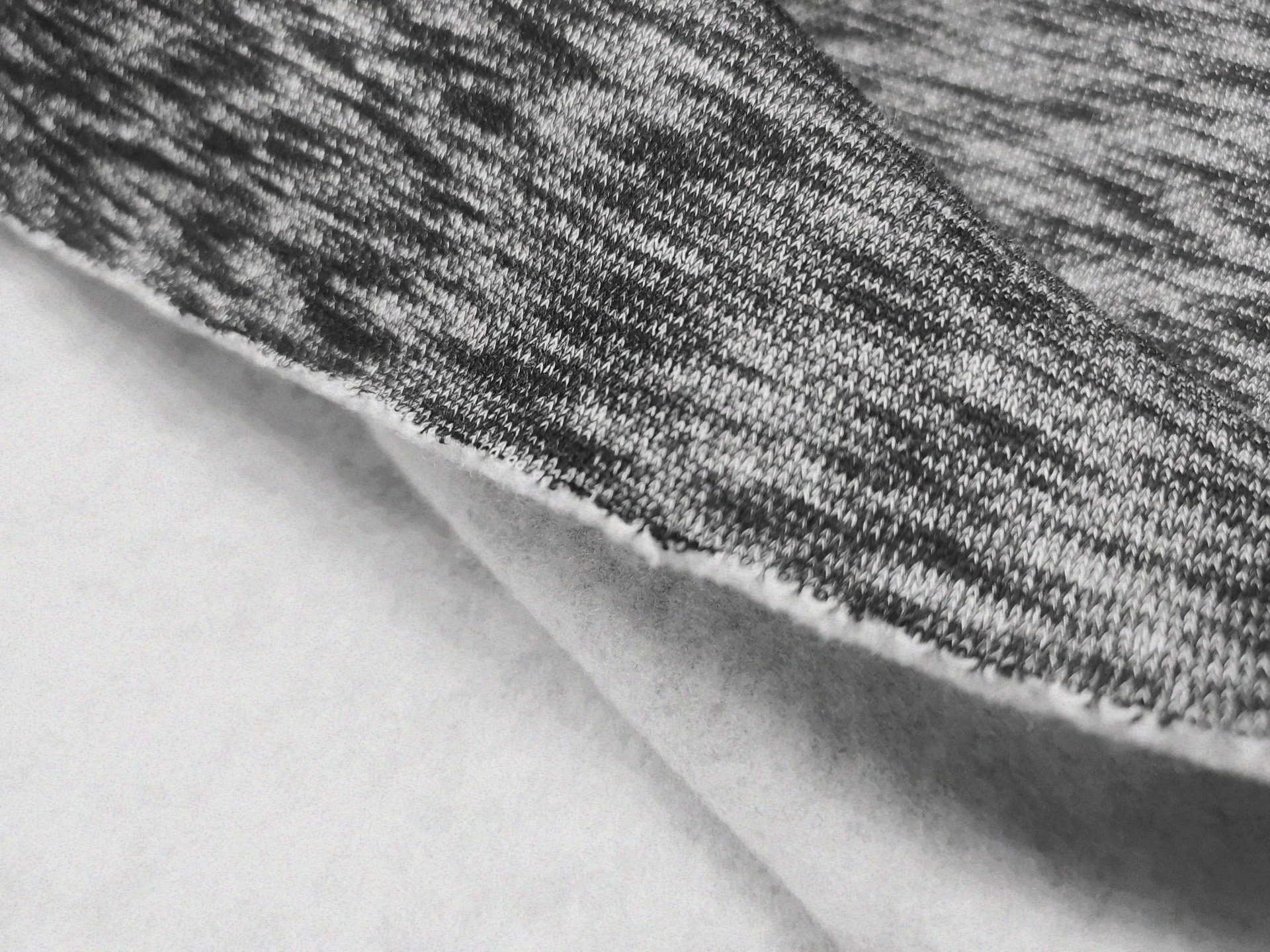 Slubbed Fleece Fabric For Hoodies
